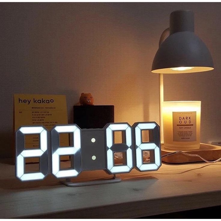 3D LED Digital Alarm Clock/Table Calendar
