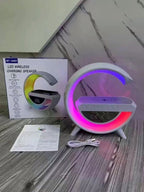 G Shaped Rgb Light Table Lamp With Wireless Charger