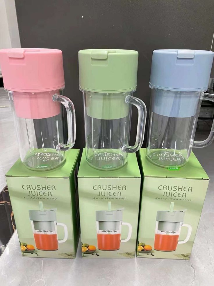 Portable Electric Juicer Juice Cup Outdoor Camping Juicer