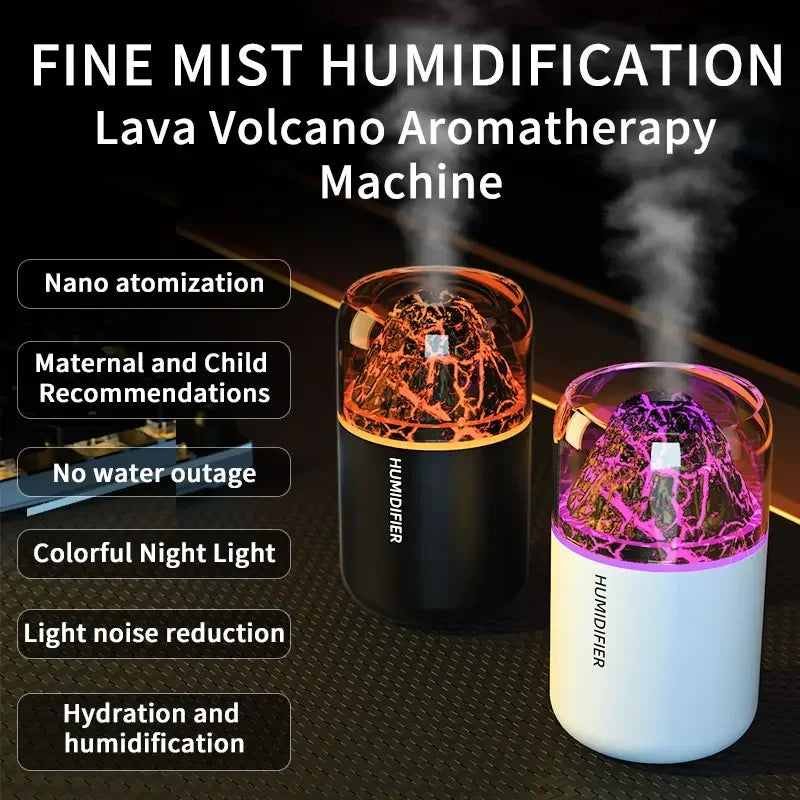 Volcano Mini Air Humidifier Car Mist Spray Maker