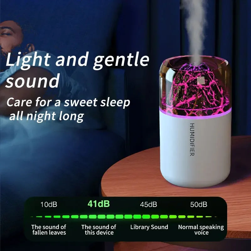 Volcano Mini Air Humidifier Car Mist Spray Maker