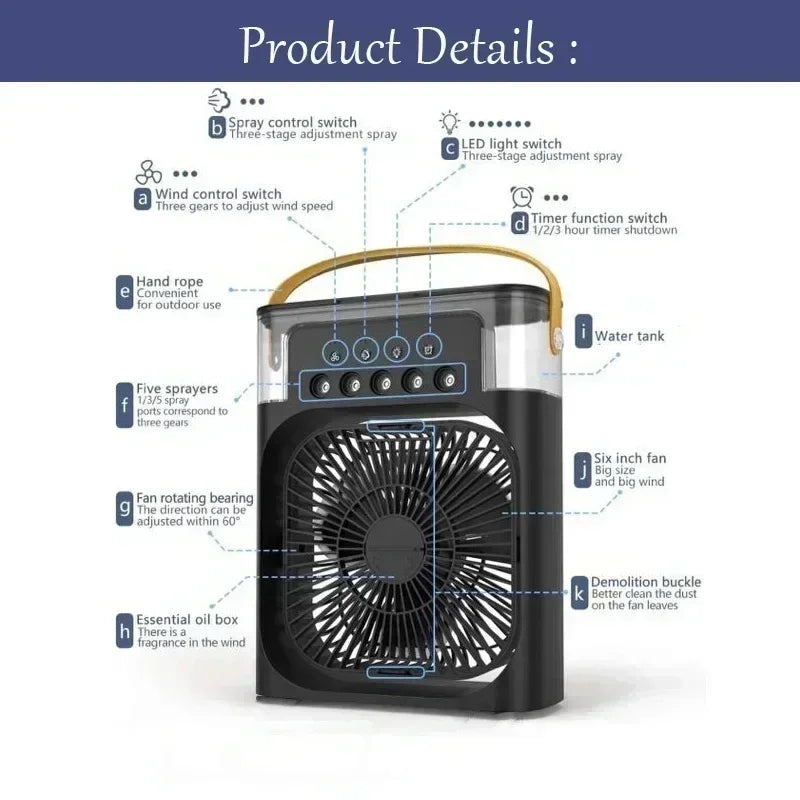 New 3 In 1 Fan Air Conditioner