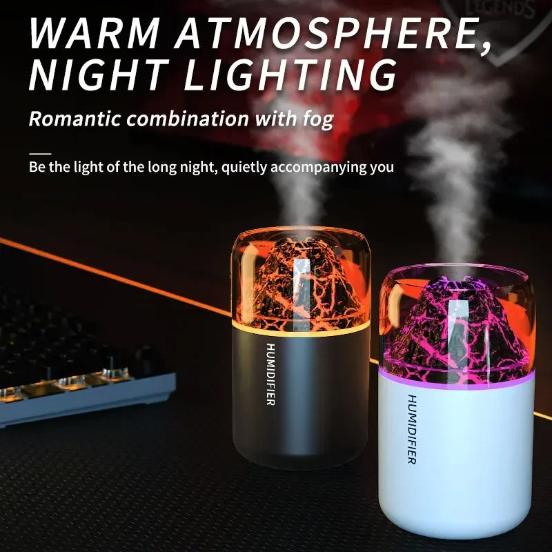 Volcano Mini Air Humidifier Car Mist Spray Maker