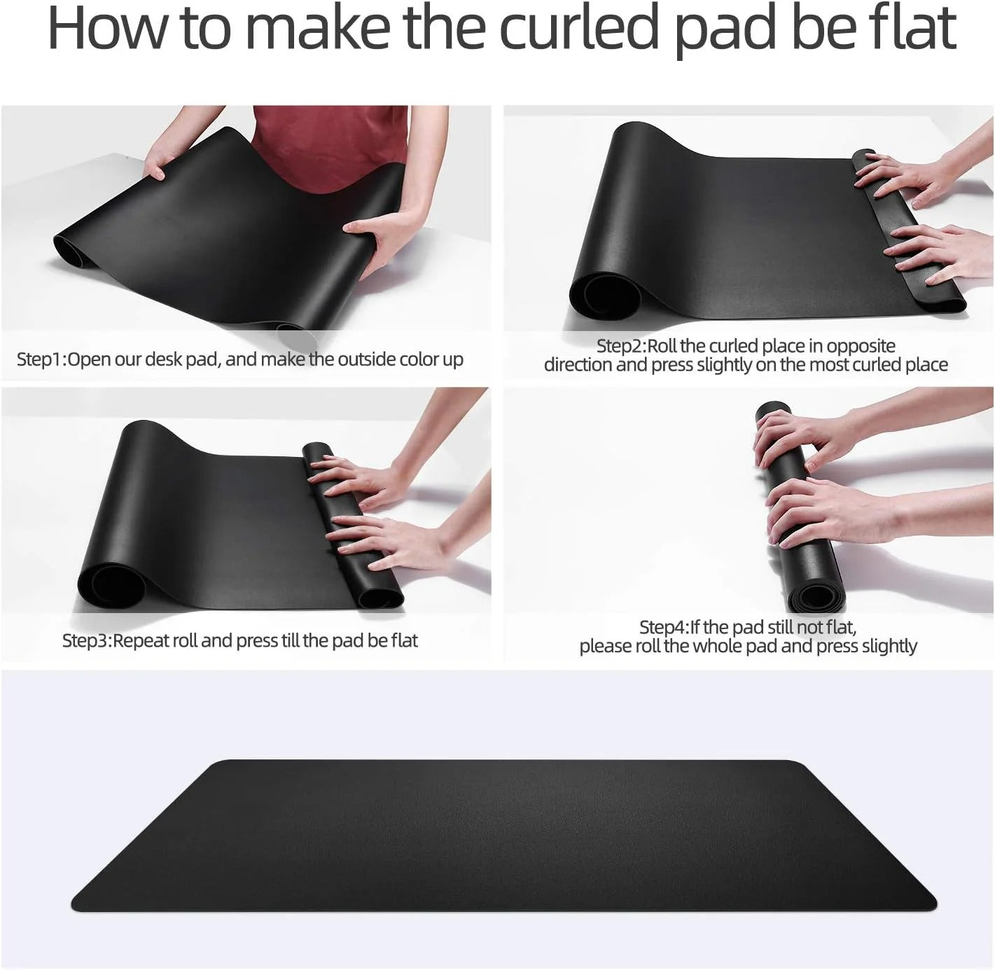 Double Face PU Leather Desk Mat