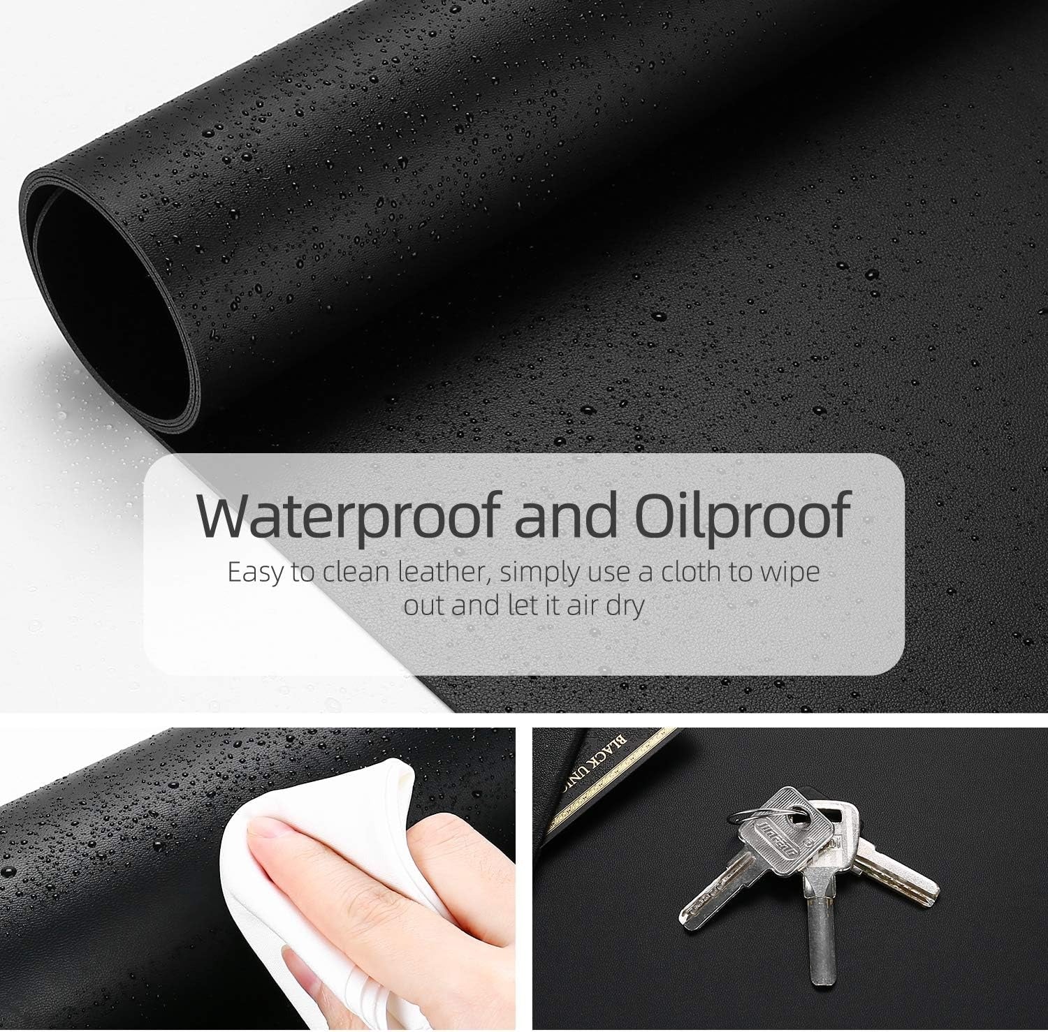 Double Face PU Leather Desk Mat