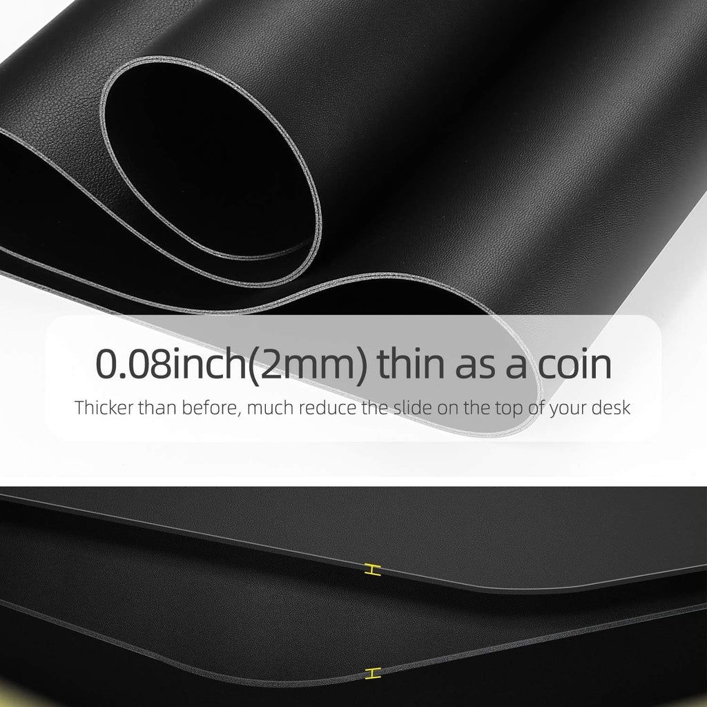 Double Face PU Leather Desk Mat